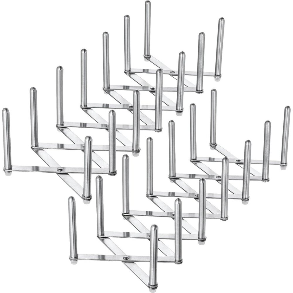 Ikea Variera Pot Lid Organizer, Stainless Steel, Set of 2
